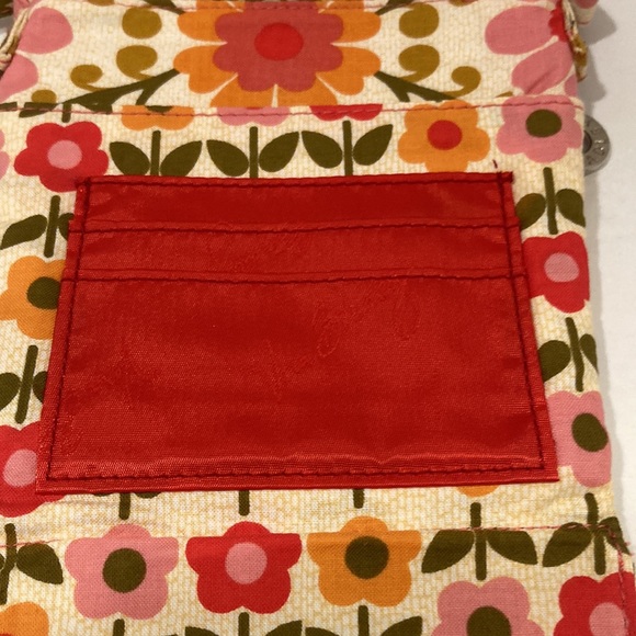 Vera Bradley Pink Floral Wallet Crossbody Bag - Picture 4 of 8
